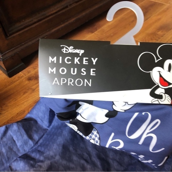 Disney Mickey Mouse blue “Oh Boy” Apron - Picture 2 of 4